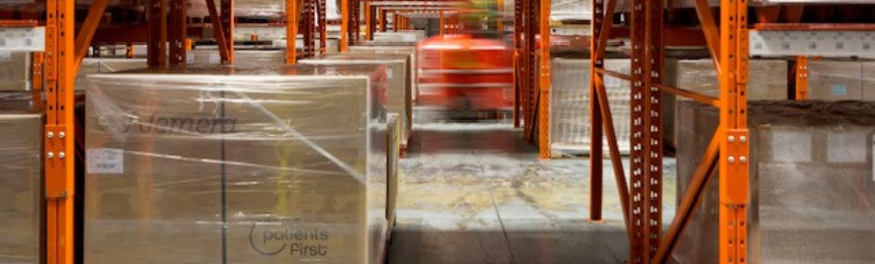 Pharmaceutical warehouse pallets