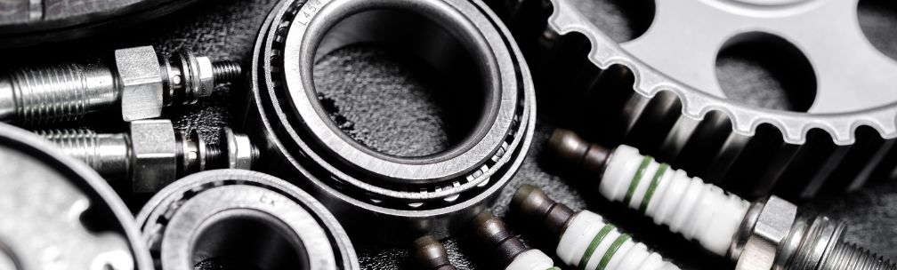 Close up of industrial parts
